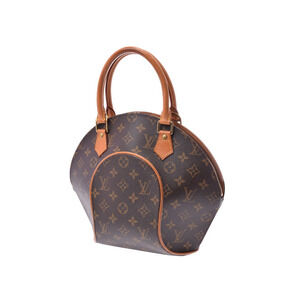 Louis Vuitton Handbag Monogram Brown Ellipse Leather
